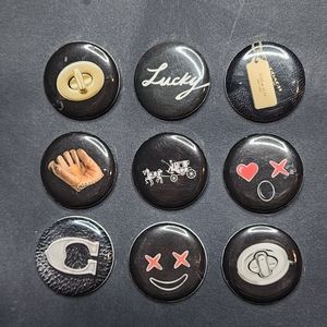 COACH Pin Buttons